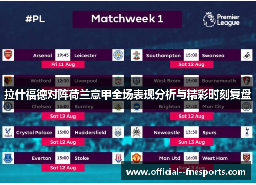 拉什福德对阵荷兰意甲全场表现分析与精彩时刻复盘